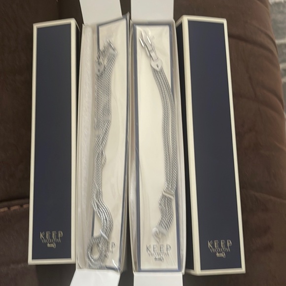 Keep Collective Multi Chain Necklace & Bracelet-Silver - Picture 1 of 5